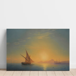 Reproduction Coucher de soleil sur Ischia - Ivan Konstantinovich Aivazovsky