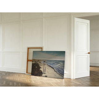 Reproduction Dame sur la plage de Karrebæksminde, Zélande - Laurits Andersen Ring