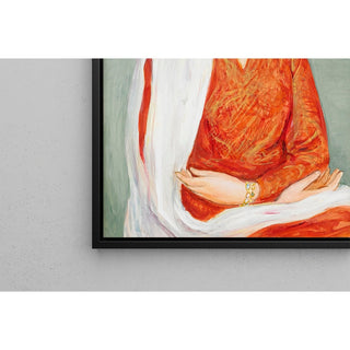 Reproduction Damen med den Vita Sjalen - Nils Dardel