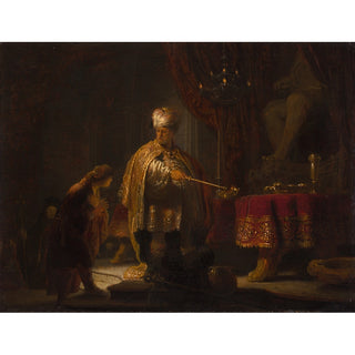 Reproduction Daniel et Cyrus devant l'idole Bel - Rembrandt van Rijn