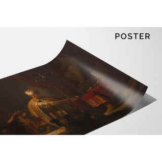 Reproduction Daniel et Cyrus devant l'idole Bel - Rembrandt van Rijn