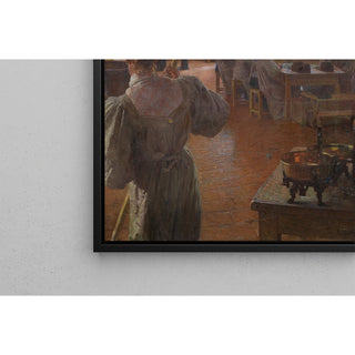 Reproduction Dans l'usine de substituts de café - Carl Moll