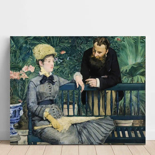 Reproduction Dans la serre - Edouard Manet