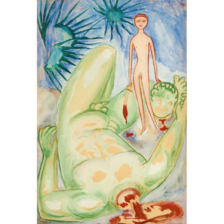 Reproduction David and Goliath - Nils Dardel