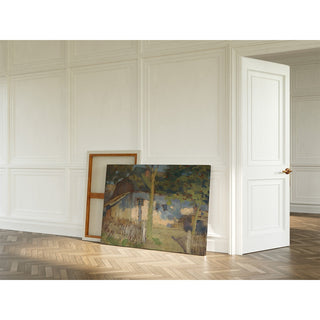 Reproduction Devant la maison - Ľudovít Čordák