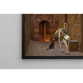 Reproduction En attendant le maître - Jean-Léon Gérôme