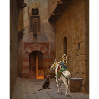 Reproduction En attendant le maître - Jean-Léon Gérôme