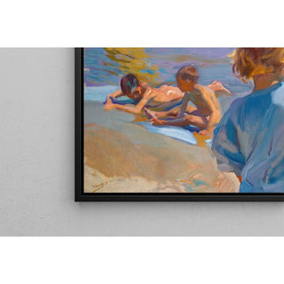 Reproduction Enfants sur la plage, Valence - Joaquín Sorolla