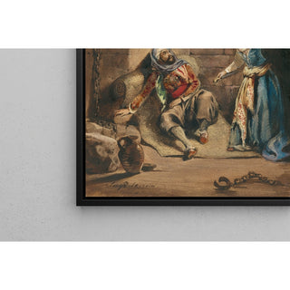 Reproduction Épisode du Corsaire de Lord Byron - Eugène Delacroix