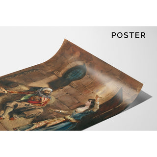 Reproduction Épisode du Corsaire de Lord Byron - Eugène Delacroix