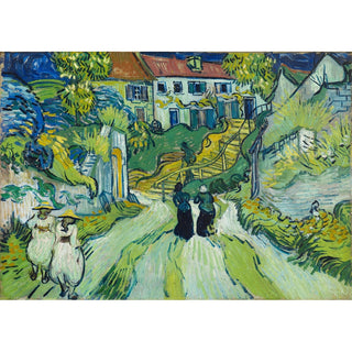 Reproduction Escalier à Auvers - Vincent van Gogh