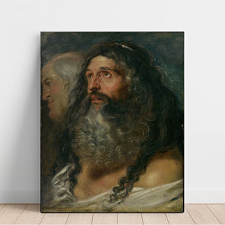 Reproduction Étude de deux têtes - Peter Paul Rubens