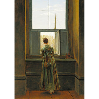 Reproduction Femme à la fenêtre - Caspar David Friedrich