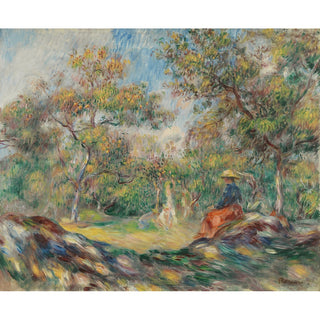 Reproduction Femme dans un Paysage - Pierre-Auguste Renoir