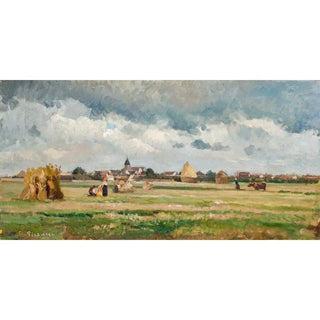 Reproduction Fenaison - Camille Pissarro