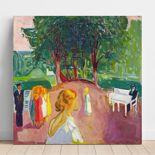 Reproduction Flirt dans le parc - Edvard Munch