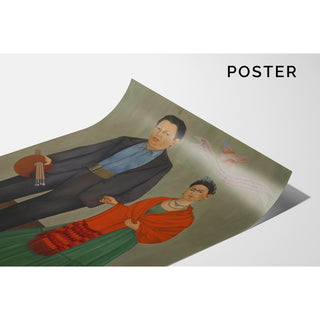 Reproduction Frida et Diego Rivera - Frida Kahlo