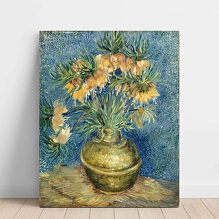 Reproduction Fritillaires, couronne impériale dans un vase de cuivre - Vincent Van Gogh