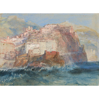 Reproduction Gênes, vue depuis la mer, regardant vers l'église Santa Maria Assunta de Carignano - Joseph Mallord William Turner