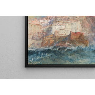Reproduction Gênes, vue depuis la mer, regardant vers l'église Santa Maria Assunta de Carignano - Joseph Mallord William Turner