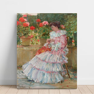 Reproduction Geraniums - Childe Hassam