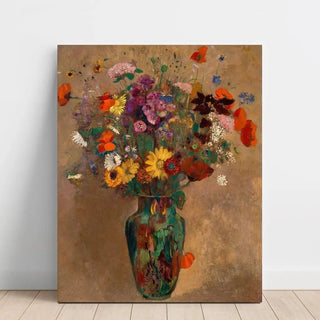 Reproduction Grand bouquet de fleurs des champs - Odilon Redon
