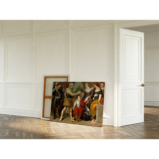 Reproduction Henri IV confiant la régence à Marie de Médicis - Eugène Delacroix