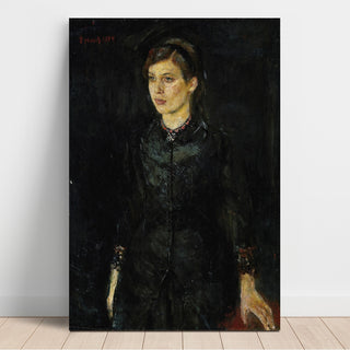 Reproduction Inger in Black - Edvard Munch