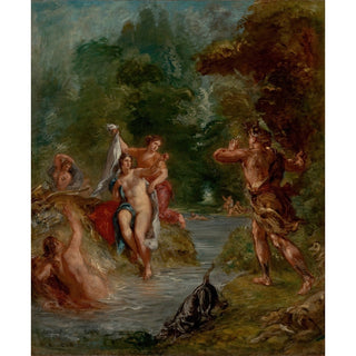 Reproduction L'Été - Diane surprise par Actéon - Eugène Delacroix