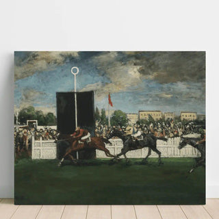 Reproduction L'arrivée à un hippodrome de campagne anglais - Jacques-Émile Blanche