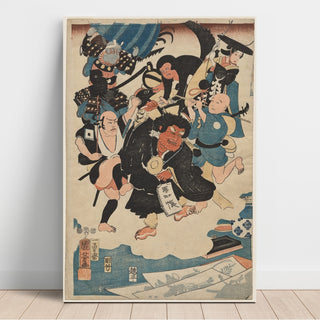 Reproduction L'étrange histoire d'Ukiyo Matahei - Utagawa Kuniyoshi