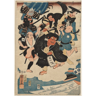 Reproduction L'étrange histoire d'Ukiyo Matahei - Utagawa Kuniyoshi