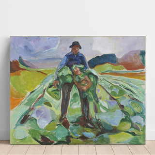 Reproduction L'homme dans le champ de choux - Edvard Munch