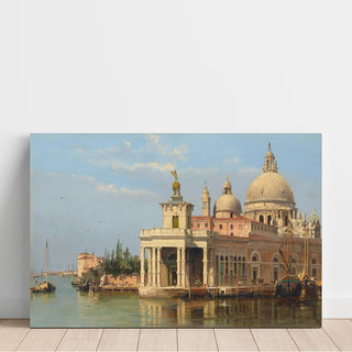 Reproduction La Dogana avec Santa Maria della Salute, Venise - Antonietta Brandeis