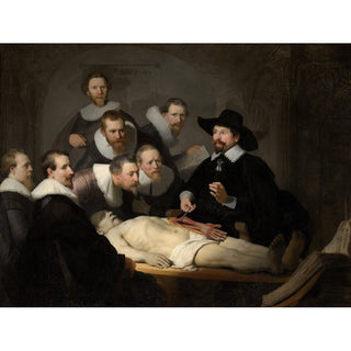 Reproduction La Leçon d'anatomie du docteur Tulp - Rembrandt van Rijn