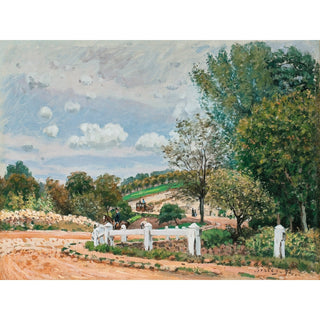 Reproduction La Route de Verrières - Alfred Sisley