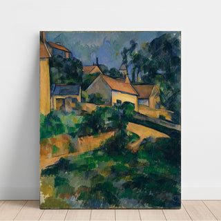 Reproduction La Route tournante à Montgeroult - Paul Cézanne