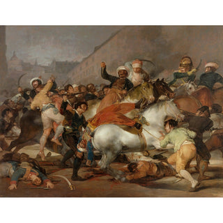 Reproduction La charge des Mamelouks - Francisco de Goya
