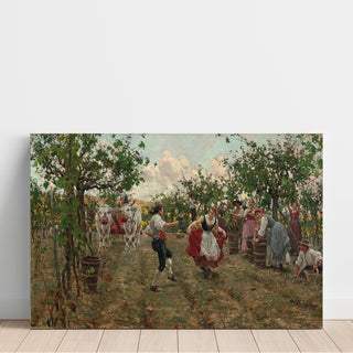 Reproduction La danse des moissons - Raffaello Sorbi