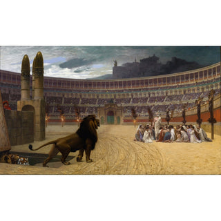 Reproduction La dernière prière des martyrs chrétiens - Jean-Léon Gérôme