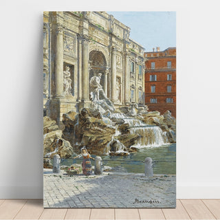 Reproduction La fontaine de Trevi à Rome - Antonietta Brandeis