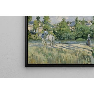 Reproduction La lumière du soleil sur la route, Pontoise - Camille Pissarro
