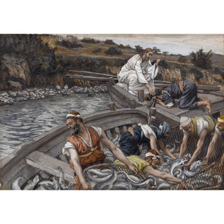 Reproduction La pêche miraculeuse - James Tissot