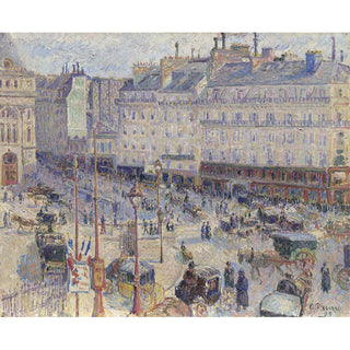 Reproduction La place du Havre, Paris - Camille Pissarro