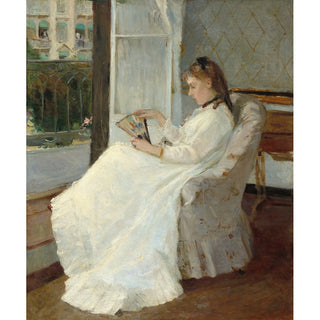 Reproduction La sœur de l'artiste à la fenêtre - Berthe Morisot