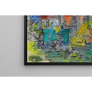 Reproduction Le Dépiquage Bleu - Raoul Dufy