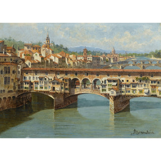 Reproduction Le Ponte Vecchio, Florence - Antonietta Brandeis