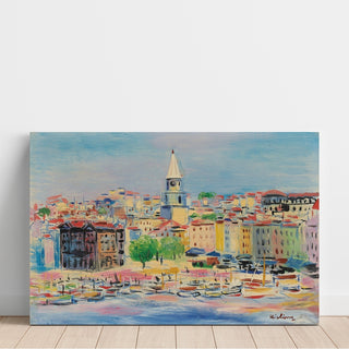 Reproduction Le Port de Marseille - Moïse Kisling