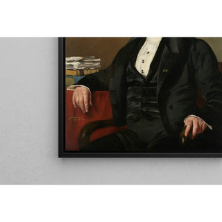 Reproduction Le banquier David Seligmann, baron von Eichthal - Franz Xaver Winterhalter