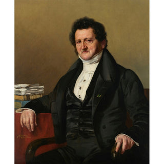 Reproduction Le banquier David Seligmann, baron von Eichthal - Franz Xaver Winterhalter